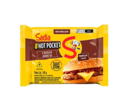 Sanduiche X-Burguer Barbecue Hot Pocket Sadia 145g