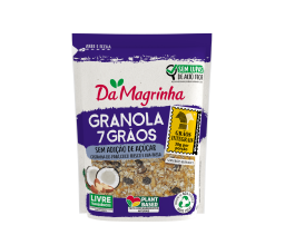 Granola 7 Grãos Da Magrinha 850g