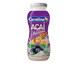 Iogurte sabor Açai com Banana Carolina 150g