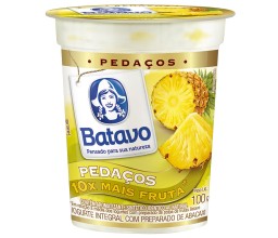 Iogurte Pedaços de Abacaxi Batavo 100g